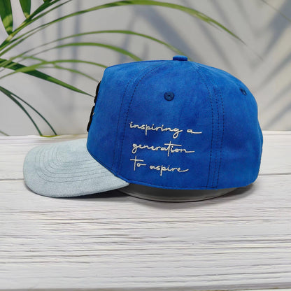Suede baseball cap