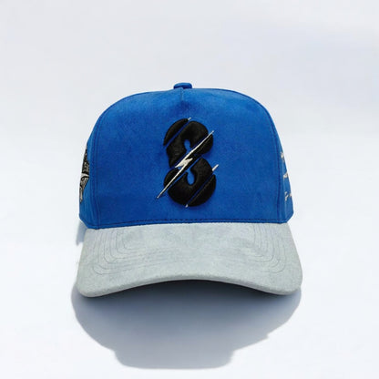 Suede baseball cap