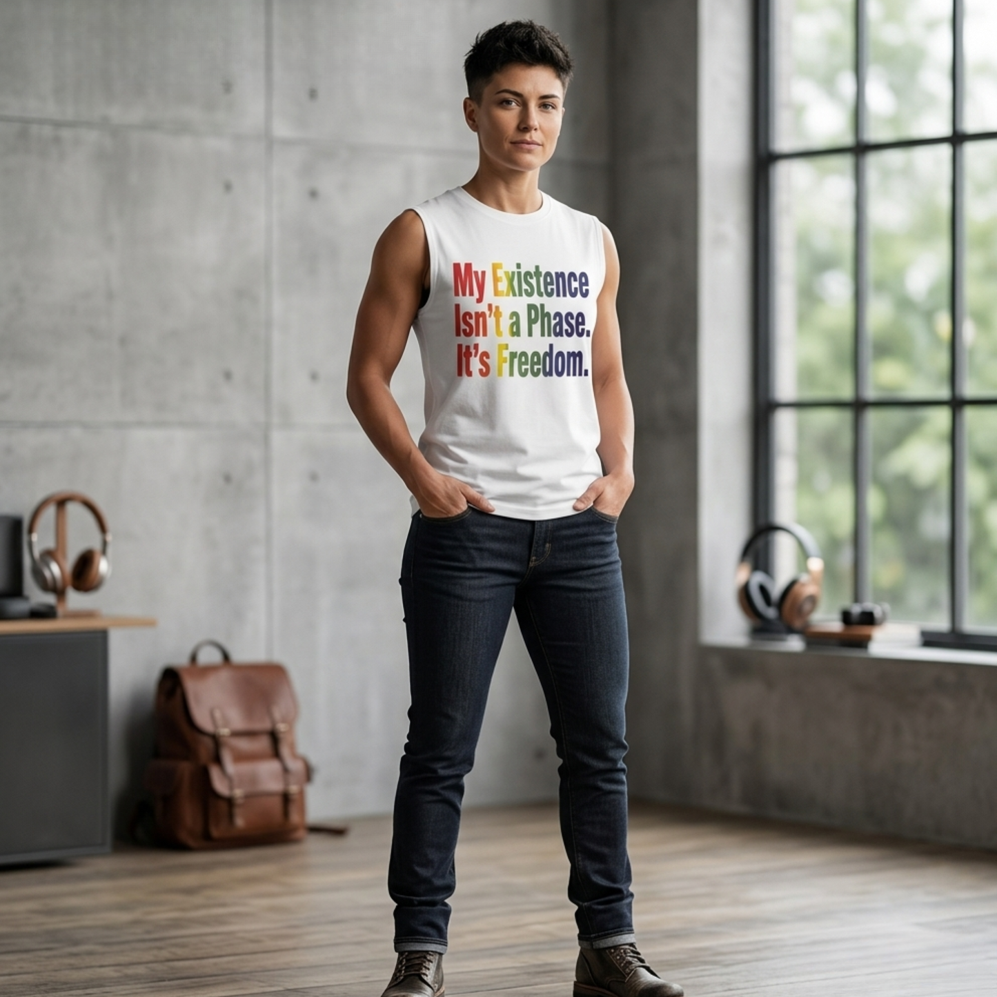 Existence Sleeveless T